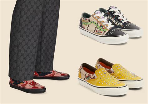 gucci and vans vault shoes.